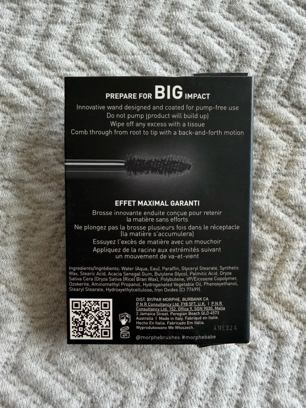 Morphe Make It Big Volumizing Mascara Bold Black Mini Travel Size NIB
